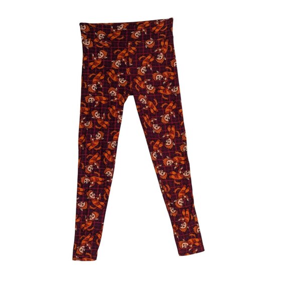 Lularoe Halloween Where the Wild Things Are Max Monster Print Leggings One Size - Picture 1 of 4